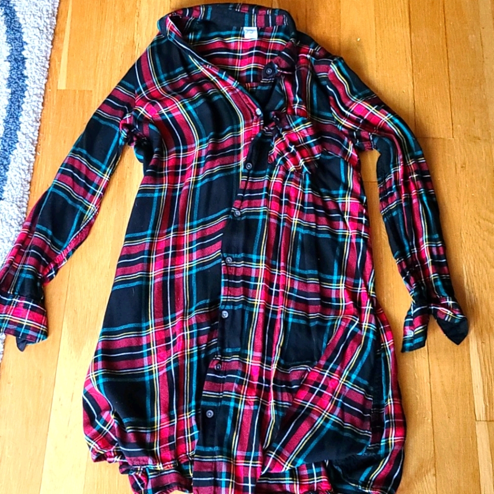 T shirt dress button up